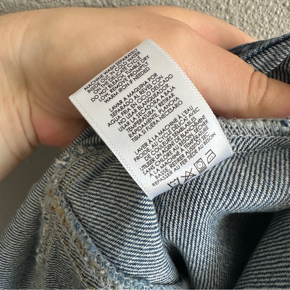 CAbi Blue Denim Mini Skirt - Picture 8 of 11